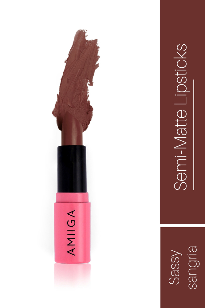 Amiiga Beauty Creamy Matte Lipstick Sassy Sangria